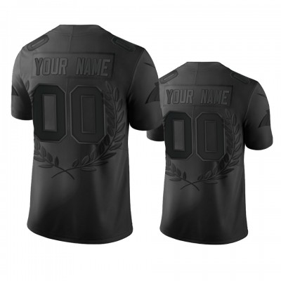 Carolina Panthers Custom Men's Nike Black NFL MVP Limited Edition Jersey